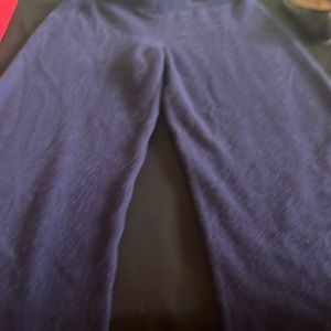 Blue cashmere pants